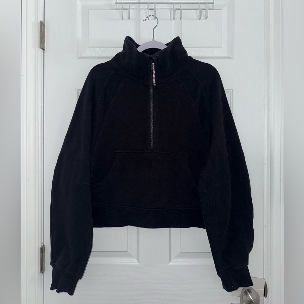 Lululemon Scuba Black Quarter-Zip